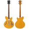 Vintage REVO Series VRS450N - Supreme - Semi Acoustic Bass Guitar - Natural - Image 3