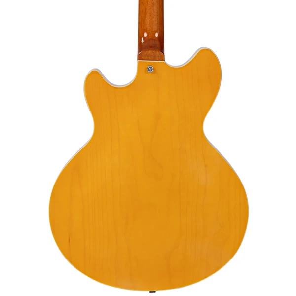 Vintage REVO Series VRS450N - Supreme - Semi Acoustic Bass Guitar - Natural - Image 8