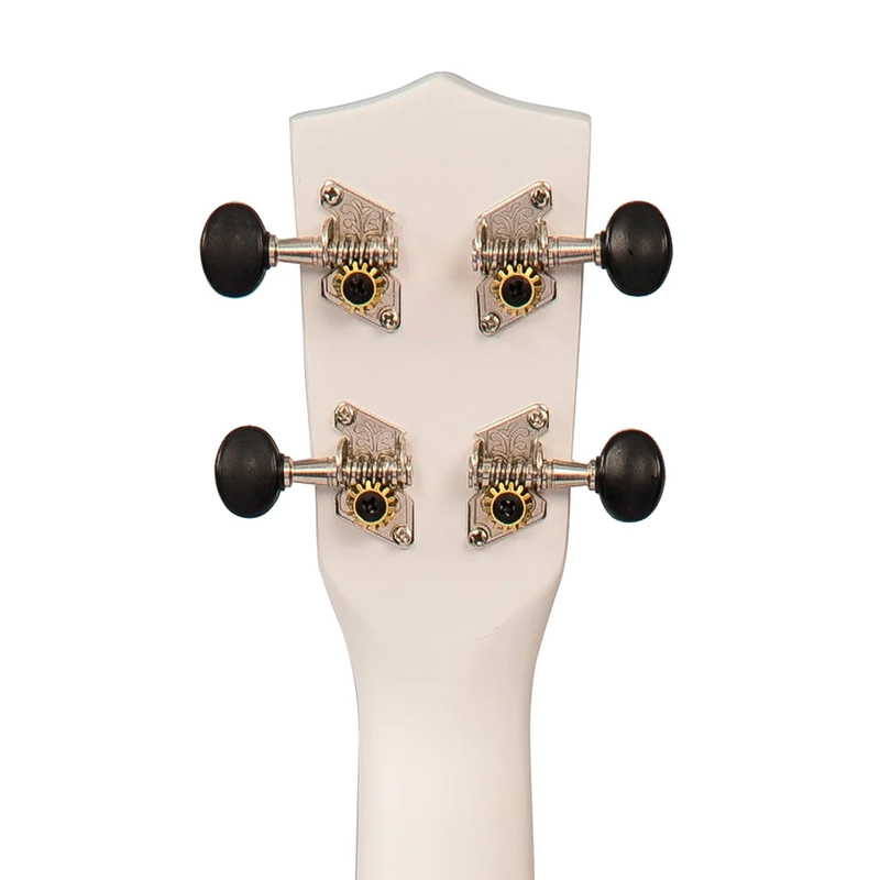 Vintage Soprano Ukulele - Satin White - Image 4