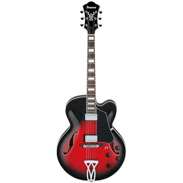 Ibanez Artcore AF75 - Transparent Red Sunburst