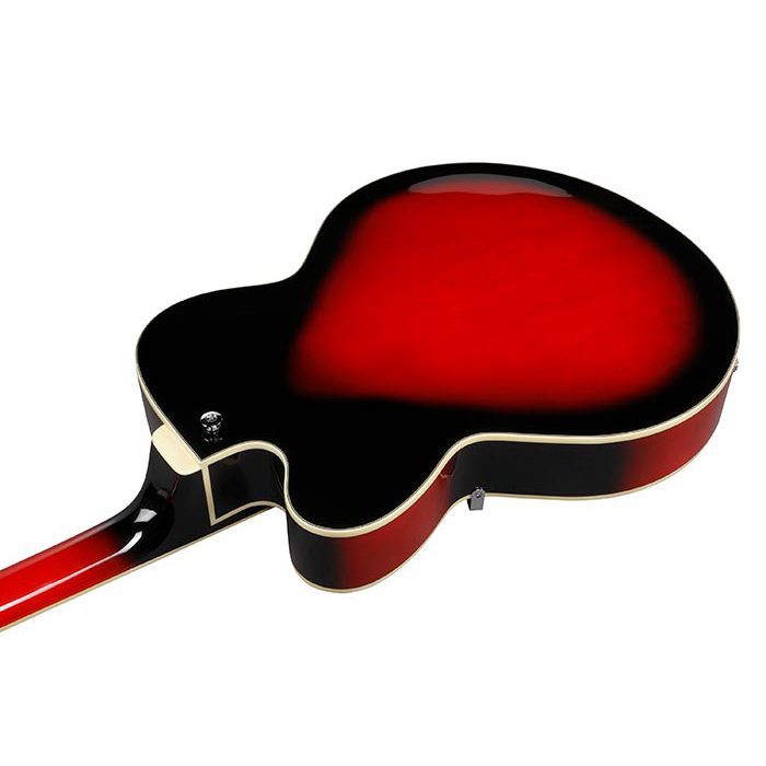 Ibanez Artcore AF75 - Transparent Red Sunburst - Image 6