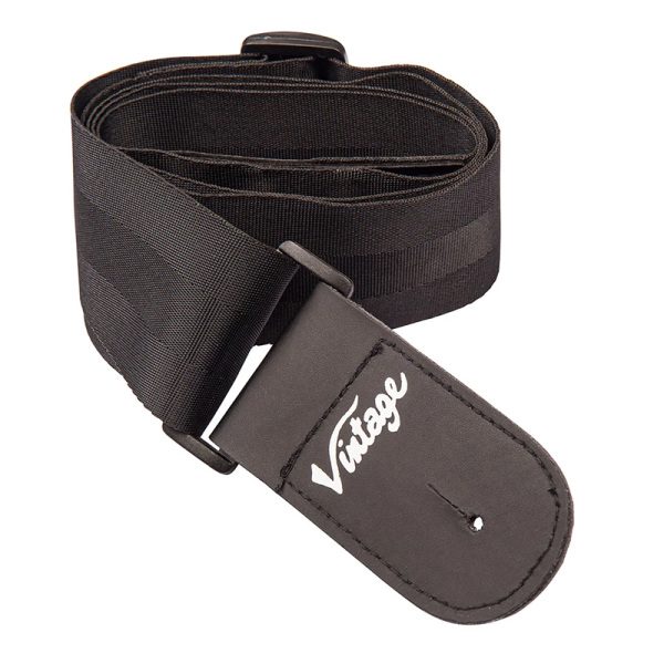 Vintage V40 Coaster Series Bass Guitar Pack - Left Handed - Boulevard Black - Image 4