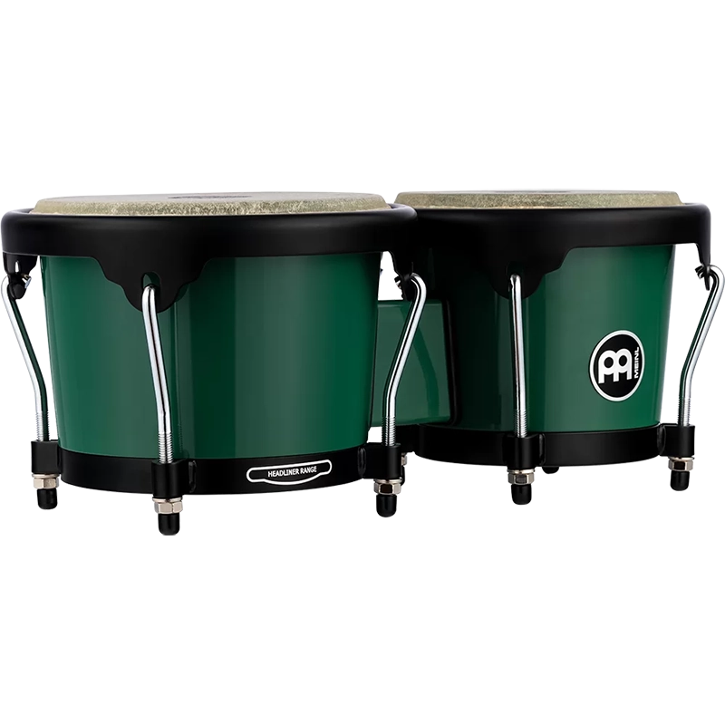 Meinl HB50FG Journey Series Bongos - Forest Green - Image 4