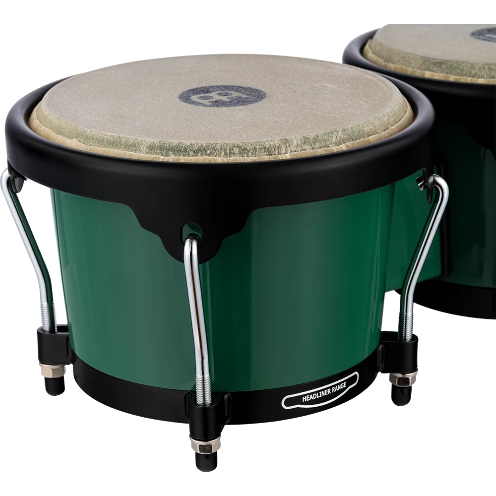 Meinl HB50FG Journey Series Bongos - Forest Green - Image 3