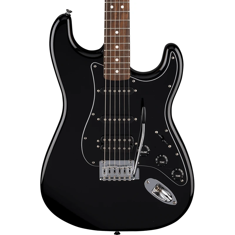 Fender Standard Stratocaster - HSS - LRL - BPG - Black - Image 5