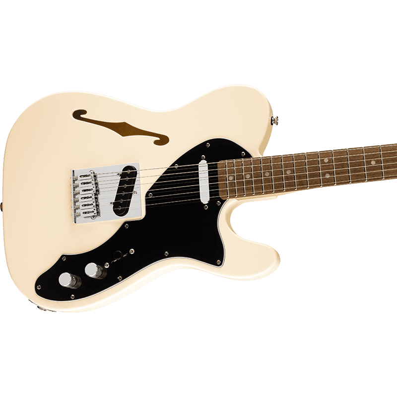 Fender Squier Affinity Telecaster Thinline - MN - Olympic White - Image 5