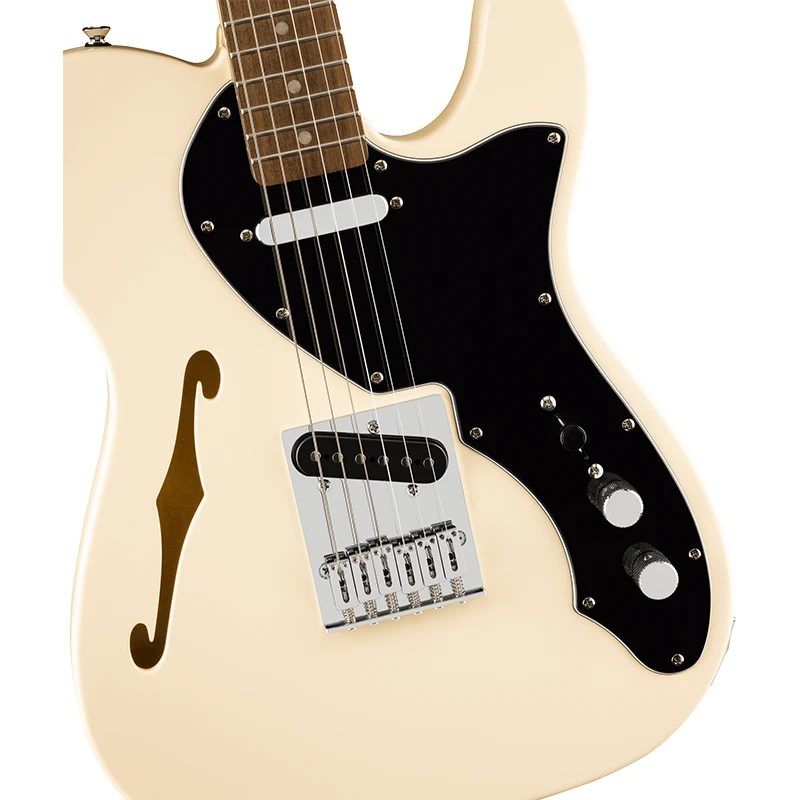 Fender Squier Affinity Telecaster Thinline - MN - Olympic White - Image 4