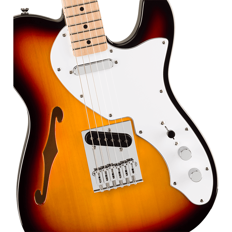 Fender Squier Affinity Telecaster Thinline - MN - 3 Tone Sunburst - Image 5