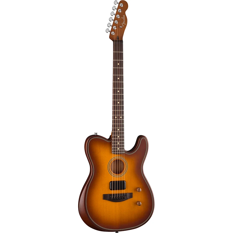 Fender Standard Acoustasonic Telecaster - Honey Burst - Image 6