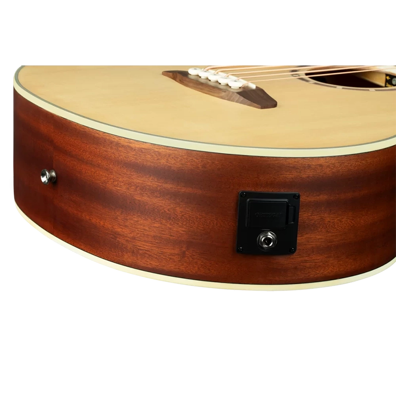 Ortega D7CE-5 5-String Electro Acoustic Bass - Natural - Image 3