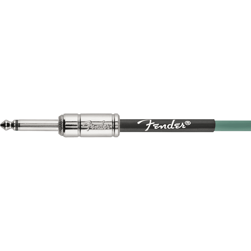 Fender Countour Series Instrument Cable 10ft - Sherwood Green - Image 2