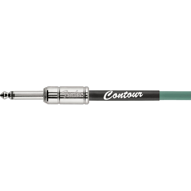 Fender Countour Series Instrument Cable 10ft - Sherwood Green - Image 4