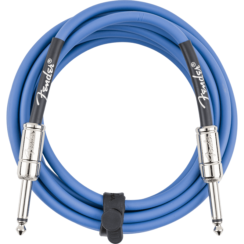 Fender Countour Series Instrument Cable 10ft - Lake Placid Blue - Image 4