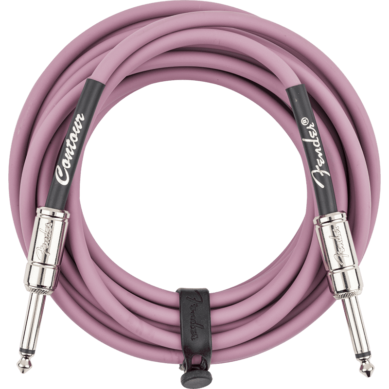 Fender Countour Series Instrument Cable 18.6ft - Burgundy Mist - Image 4