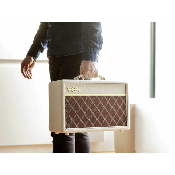 Vox Pathfinder 10 Guitar Amplifier - Limited Edition Cream/Brown - Image 3