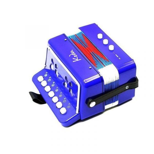 Koda 7 Button Childrens Accordion HC103A - Blue - Image 5