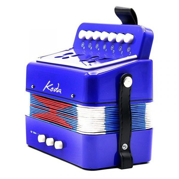Koda 7 Button Childrens Accordion HC103A - Blue - Image 8