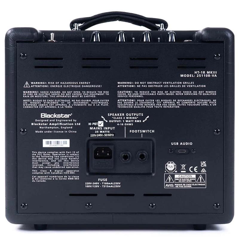 Blackstar HT-1R 1-Watt Valve Amplifier - Image 3