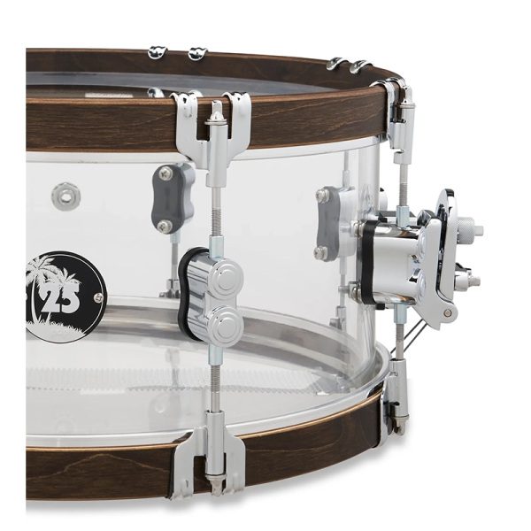 DW PDP 25th Anniversary Acrylic Snare Drum - 14 x 6.5 - Image 6