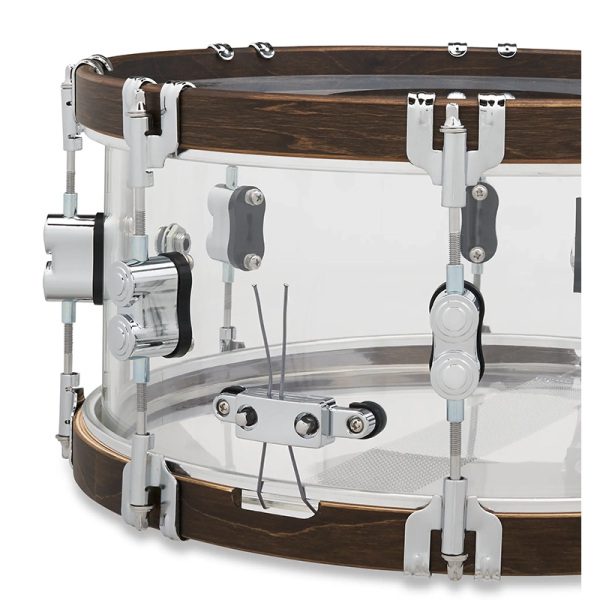 DW PDP 25th Anniversary Acrylic Snare Drum - 14 x 6.5 - Image 4