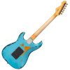 Vintage V6 Icon - Distressed Gun Hill Blue Over Sunburst - Image 9