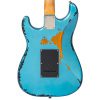 Vintage V6 Icon - Distressed Gun Hill Blue Over Sunburst - Image 5