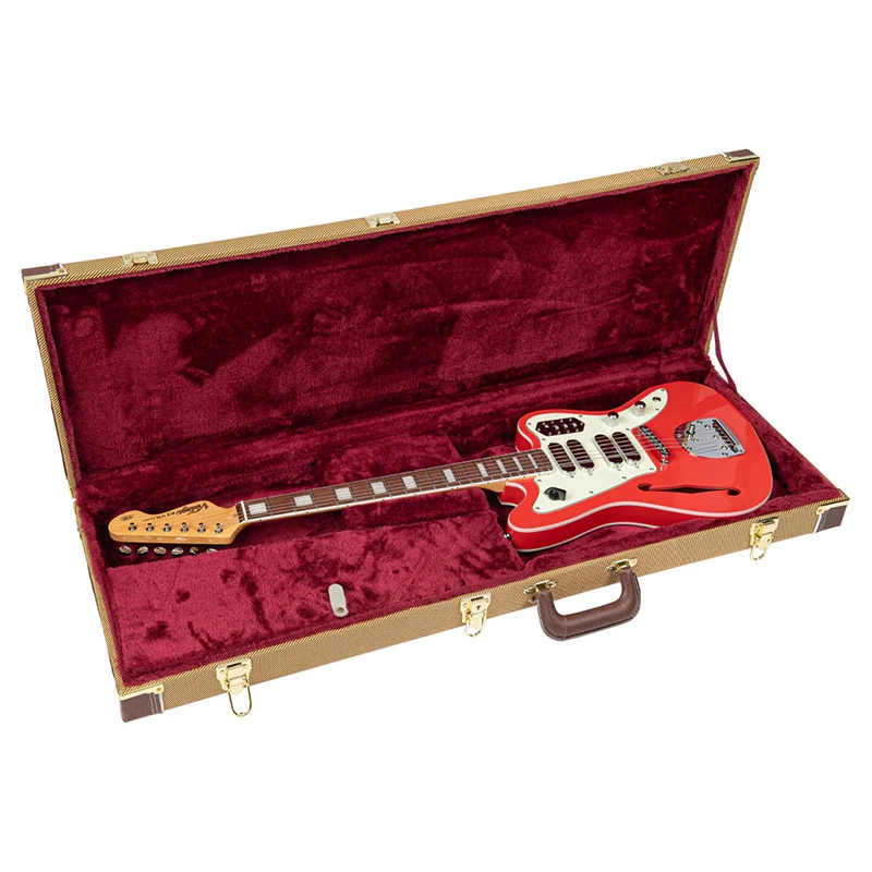 Vintage VDX08 Deluxe Electric Guitar Case - Tweed - Image 4