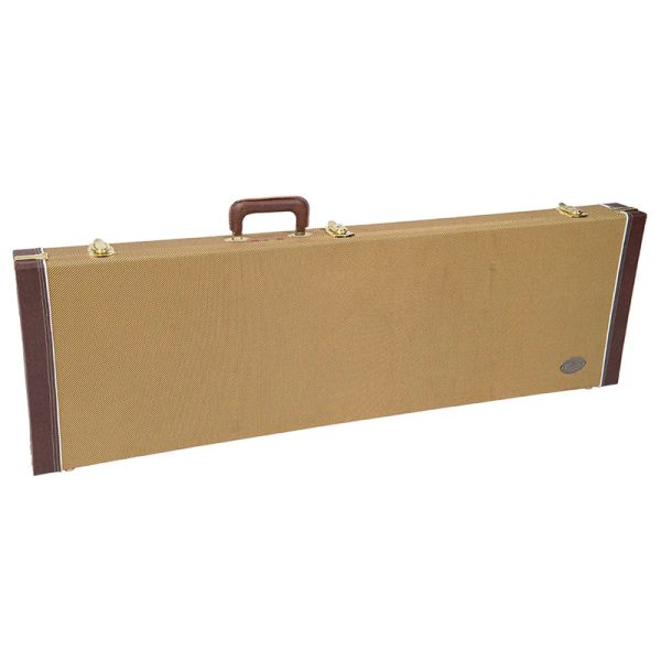 Vintage VDX09 Deluxe Bass Guitar Case - Tweed