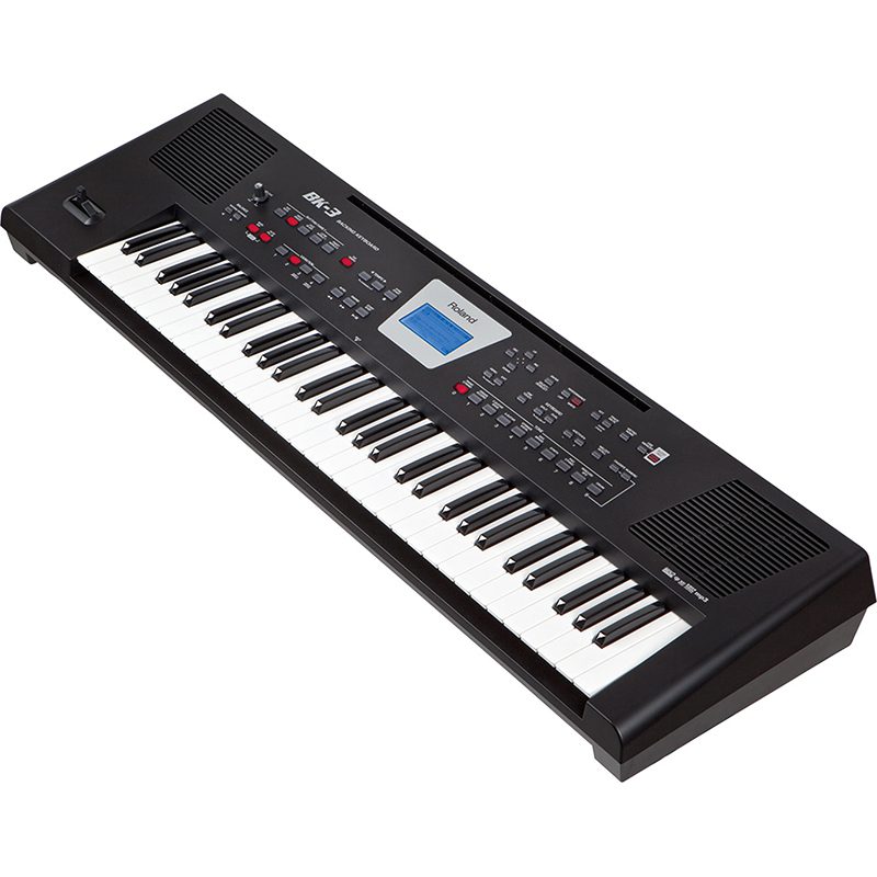 Roland BK-3 Backing Keyboard - Black w/Keyboard Stand - Image 8