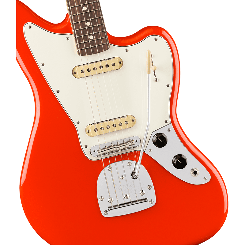 Fender Player II Jaguar - RW - Coral Red - Image 3