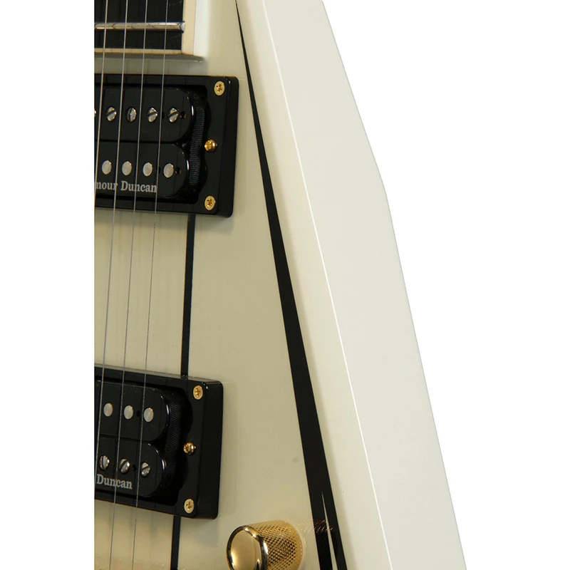 Jackson Pro Series Rhoads RRT-3 - Ivory w/Black Pinstripes - Image 2