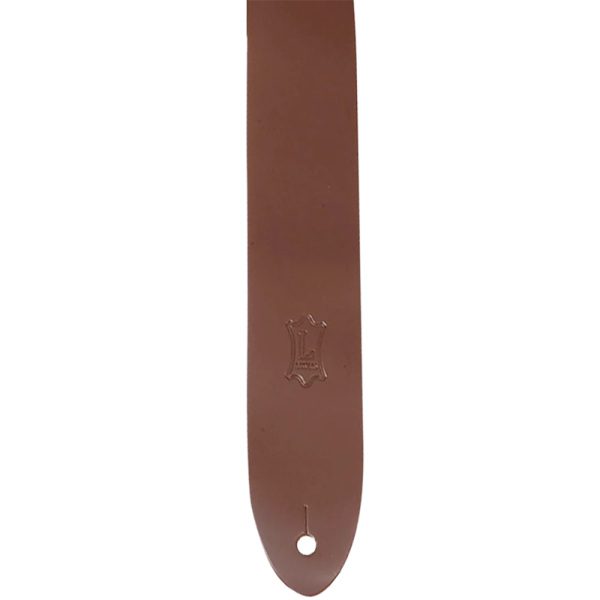 Levy's M4-BK Lead Leather Guitar Strap - Brown - Image 2