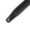 Levy's M26PD Top Grain 3-Inch Leather Guitar Strap - Black On White - Image 2