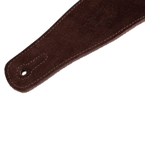 Levy's MS12-BLK Simply Suede 2 Inch Guitar Strap - Brown - Image 3