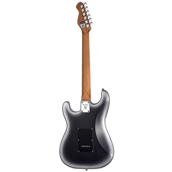 MOOER MCS10 Pro Electric Guitar - HSS - Dark Silver - Image 3