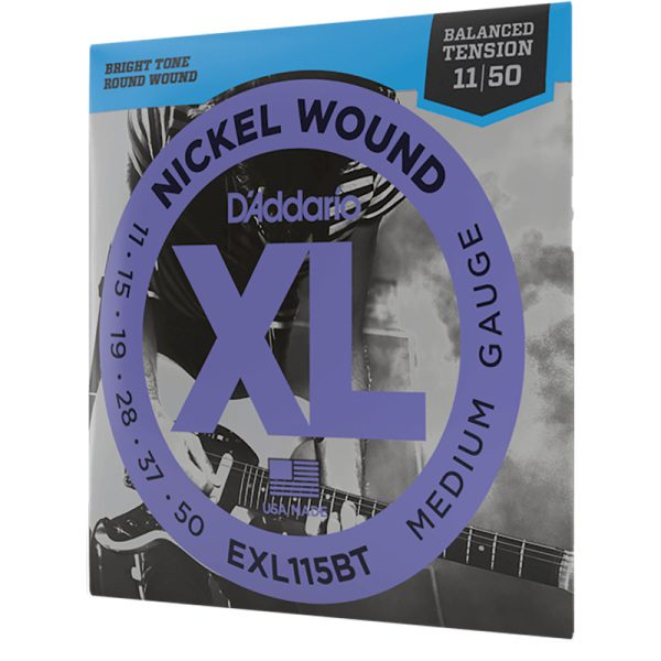 D'addario EXL115BT Nickel (.11-.50) Medium - Balanced Tension - Image 2