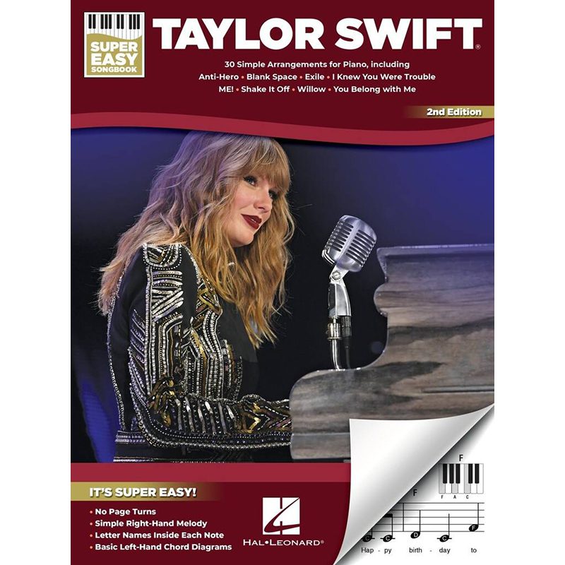 Taylor Swift - Super Easy Songbook - 2nd Edition