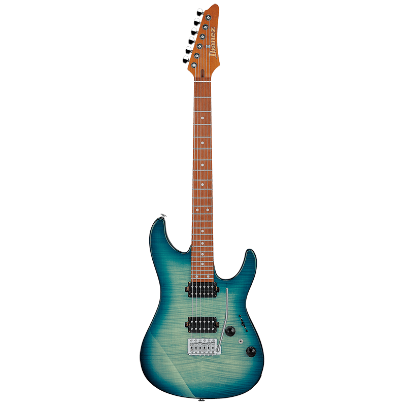 Ibanez AZ24S1F - Transparent Turquoise Burst