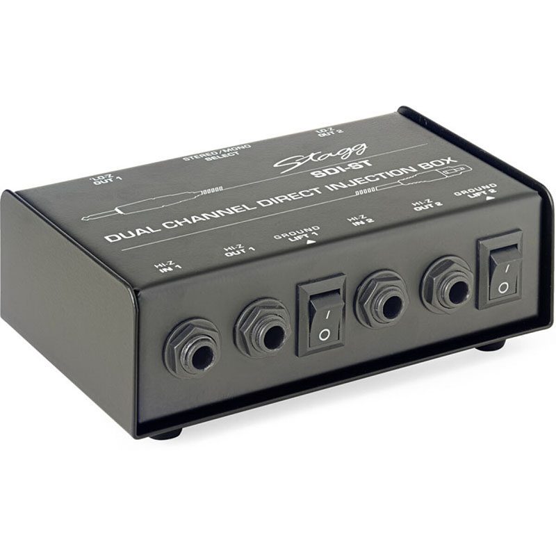 Stagg SDI-ST 2-Channel Passive DI box