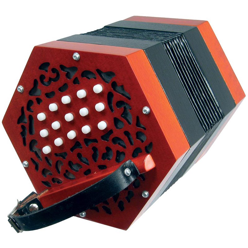 Scarlatti SC-30 C/G Anglo Concertina - 30 Key - Brown