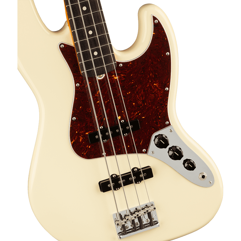 Fender American Professional II Jazz Bass - RW - Olympic White - Image 3