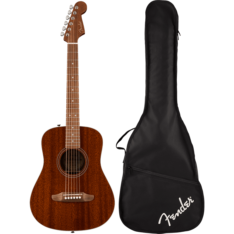 Fender California Standard Mini w/Bag - Natural Sapele - Image 6