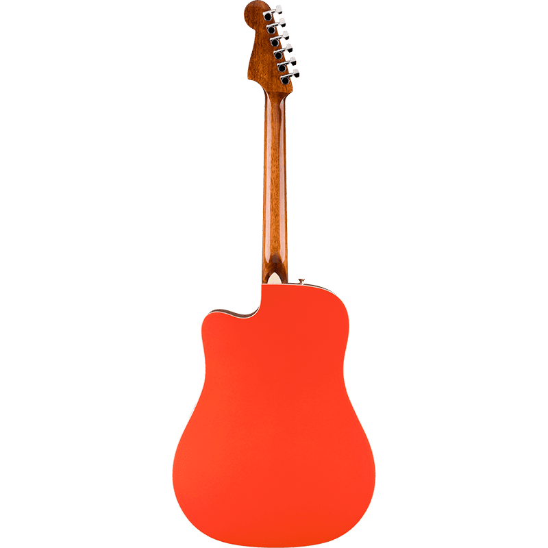 Fender California Standard Redondo CE - Cutaway Electro-Acoustic -Fiesta Red - Image 4