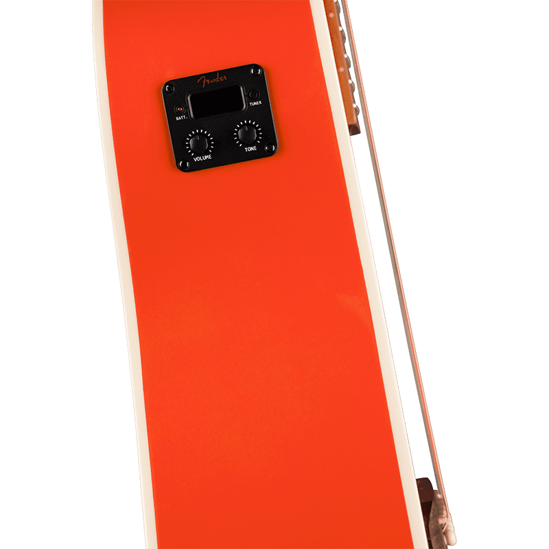 Fender California Standard Redondo CE - Cutaway Electro-Acoustic -Fiesta Red - Image 5