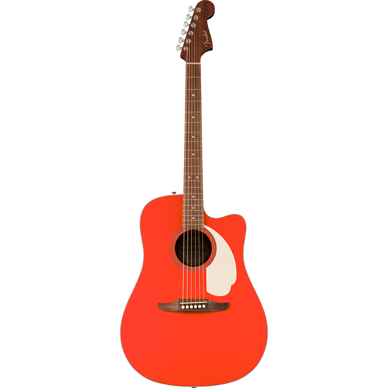 Fender California Standard Redondo CE - Cutaway Electro-Acoustic -Fiesta Red