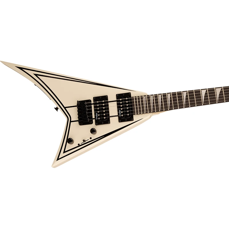 Jackson JS Series Rhoads Minion JS1XM - Snow White w/Black Pinstripes - Image 7