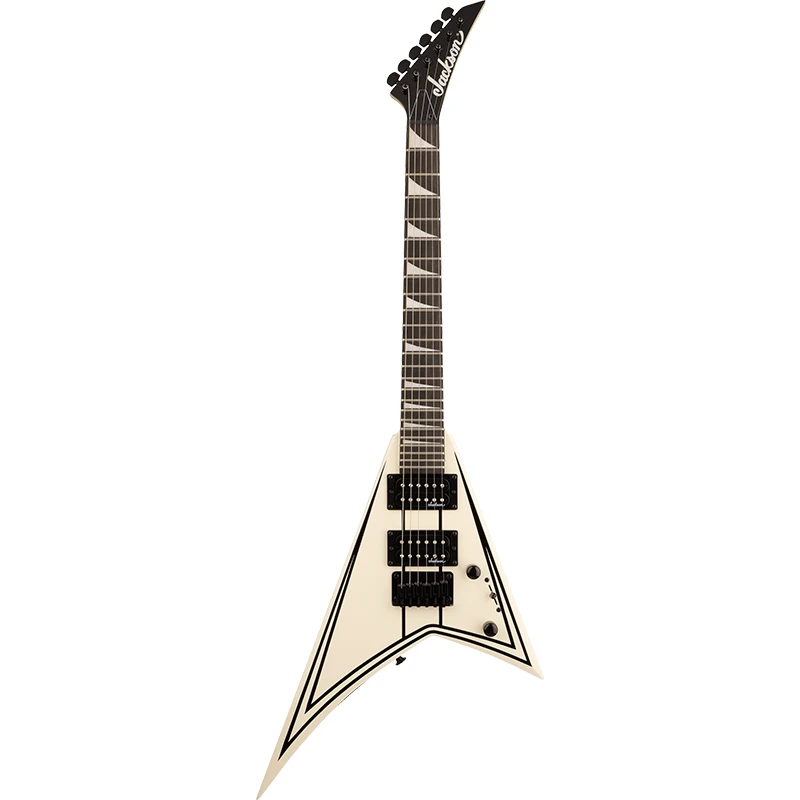 Jackson JS Series Rhoads Minion JS1XM - Snow White w/Black Pinstripes