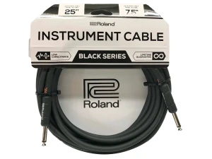 Roland Black Series - RIC-B25 - 25ft/7.5m Instrument Cable