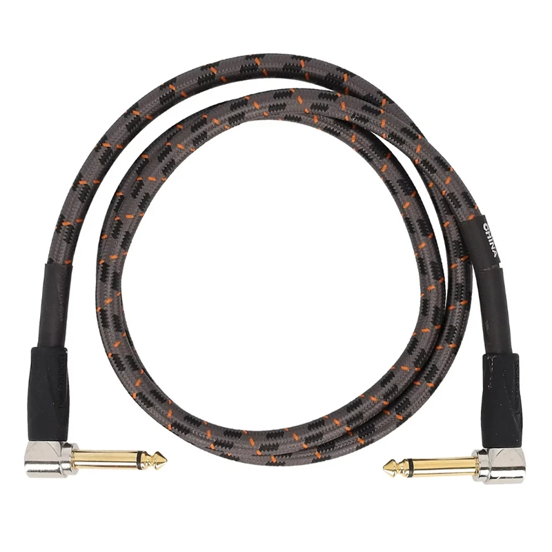 Roland Gold Series - RIC-G3AA - 1m/3ft Instrument Patch Cable - Angled