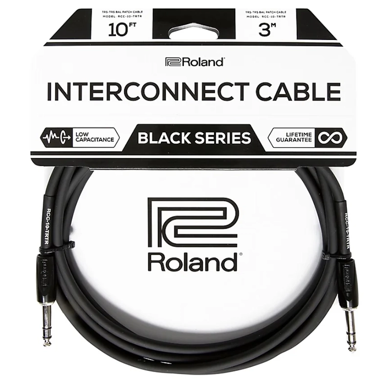 Roland RCC-10-TRTR - TRS/Stereo Cable - 10ft/3m